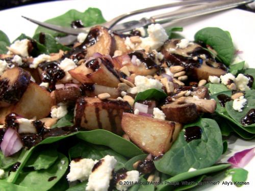 alicephillips Warm Wilted Spinach and Idaho® Potato Salad