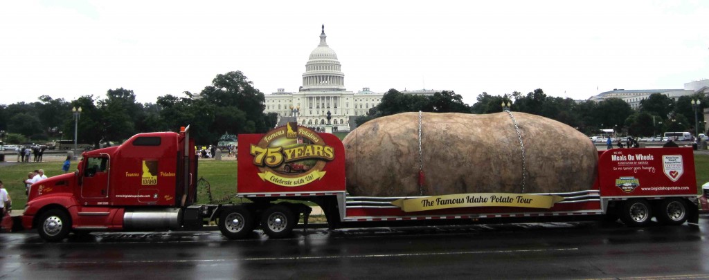 The Great Big Idaho&reg; Potato Truck made a special appearance at the nation's capitol in Washington, D.C.